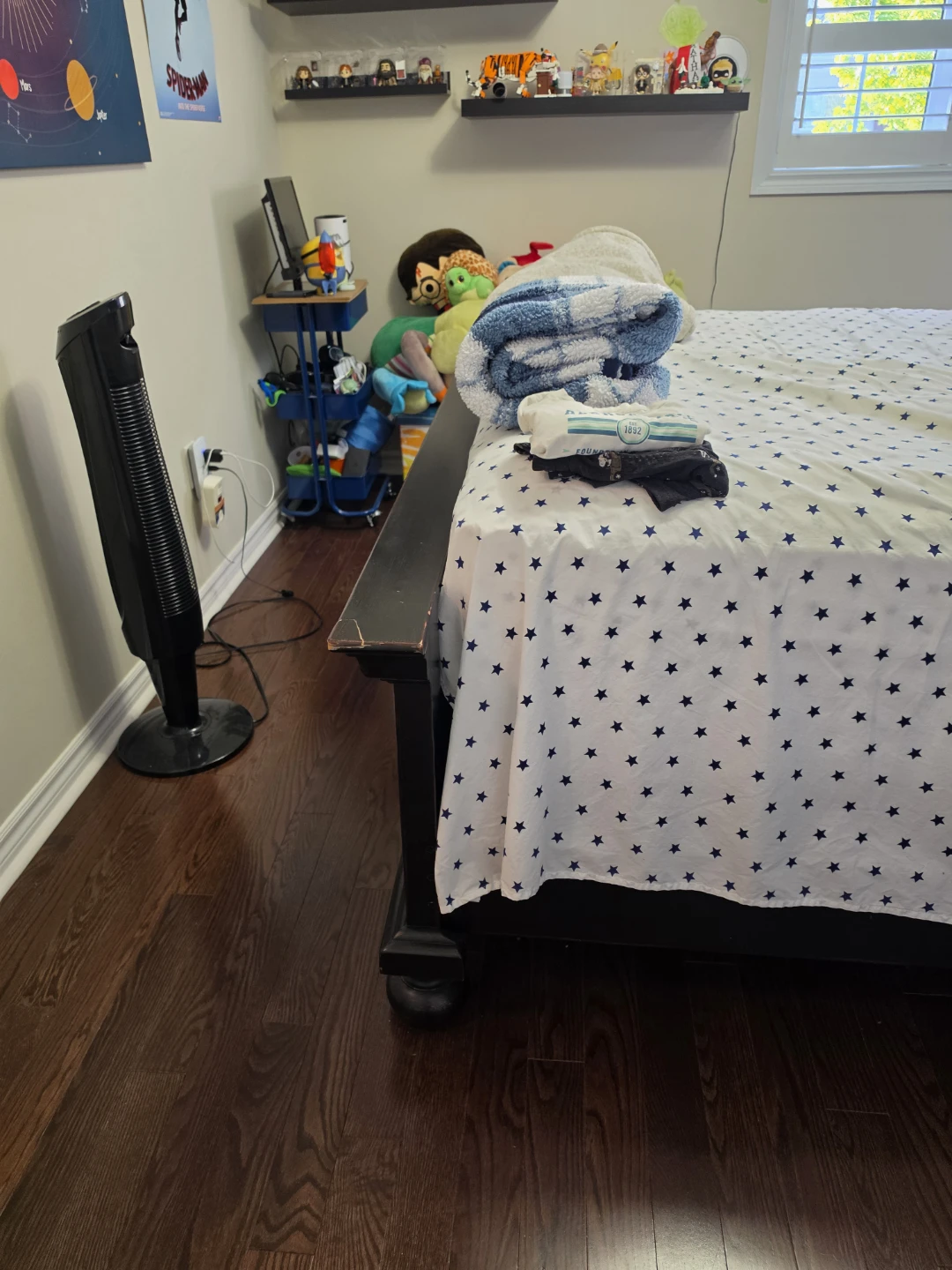 Black Wooden Bed Frame - photo 4