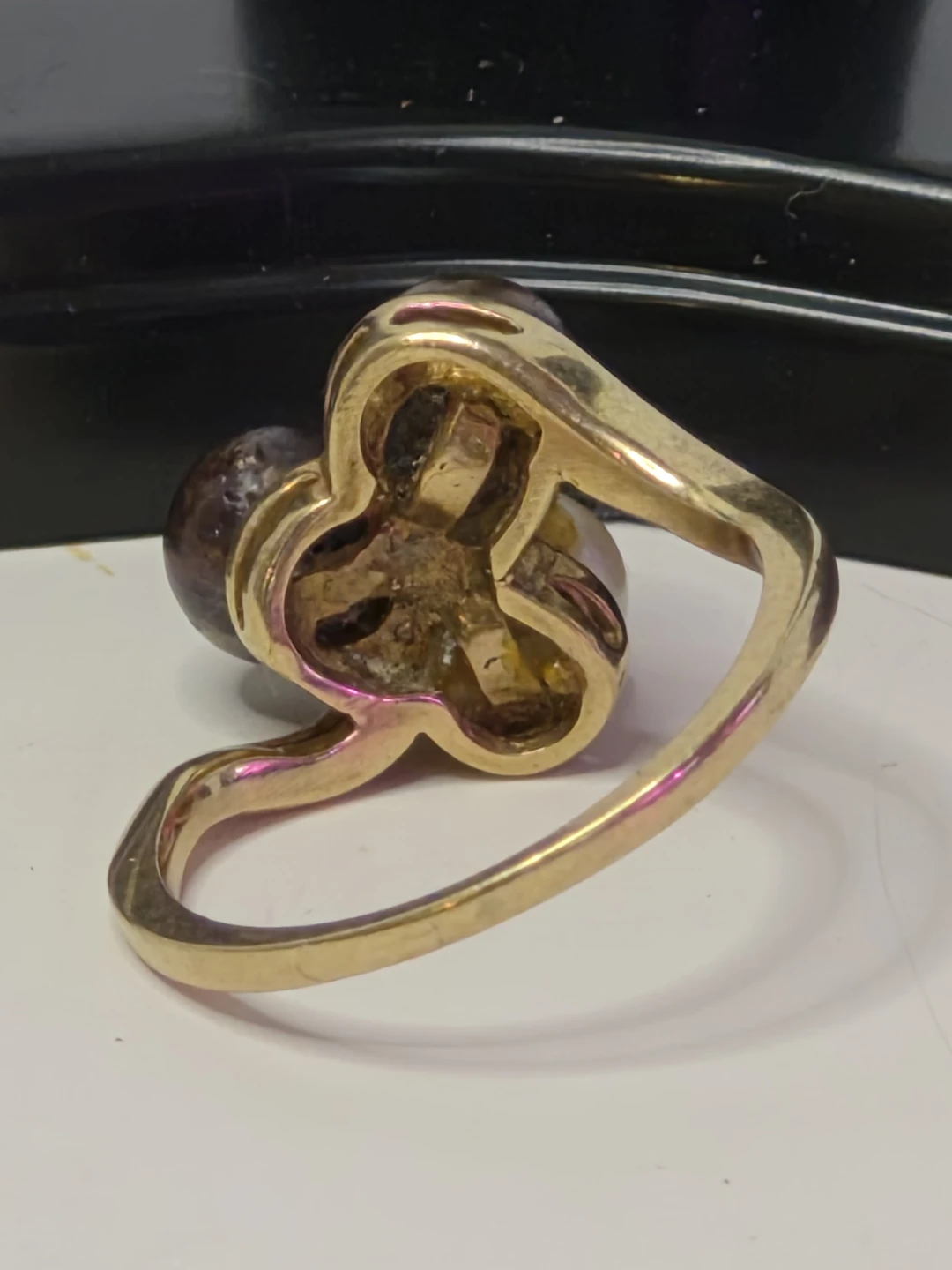 10k Ring With Pearls - photo 2