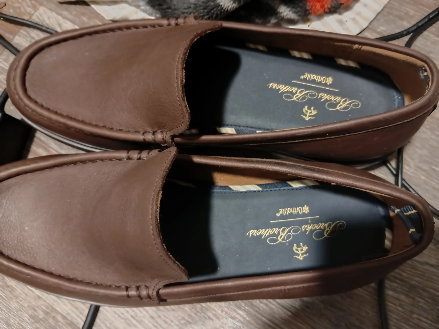 Brooks Brothers Brown Leather Loafers