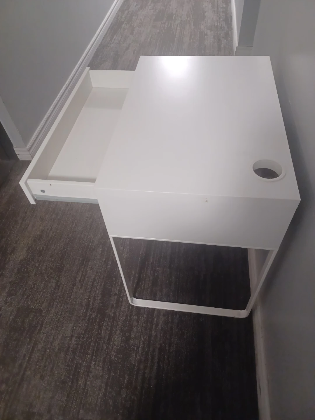 White mini computer Desk - photo 3