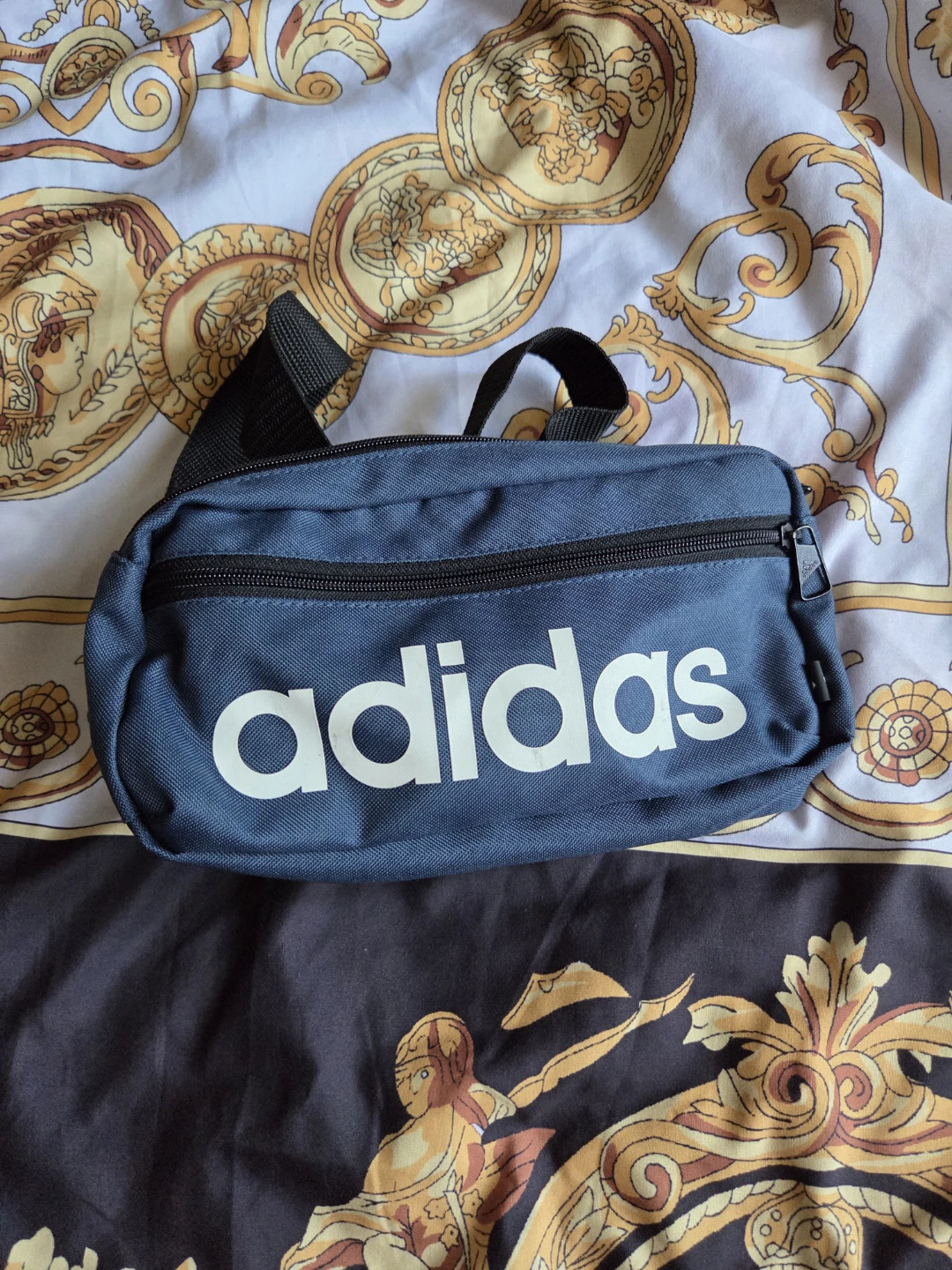 Adidas blue waist bag