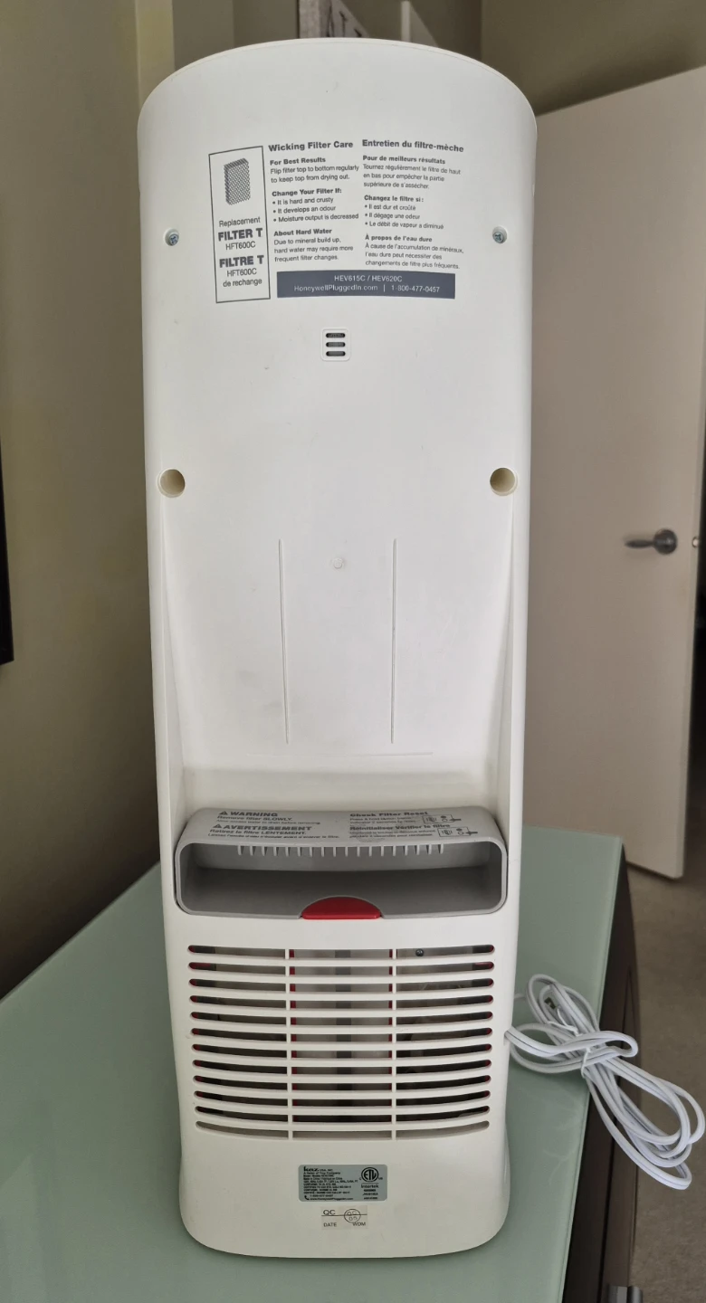 Honeywell HEV615WC Humidifier - photo 3