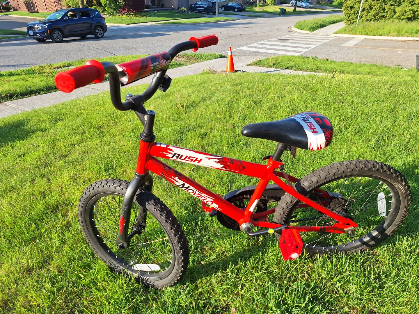 Red Mongoose Rush Kids Bike