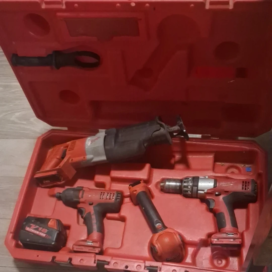 Milwaukee M18 Cordless Tool Set with Case