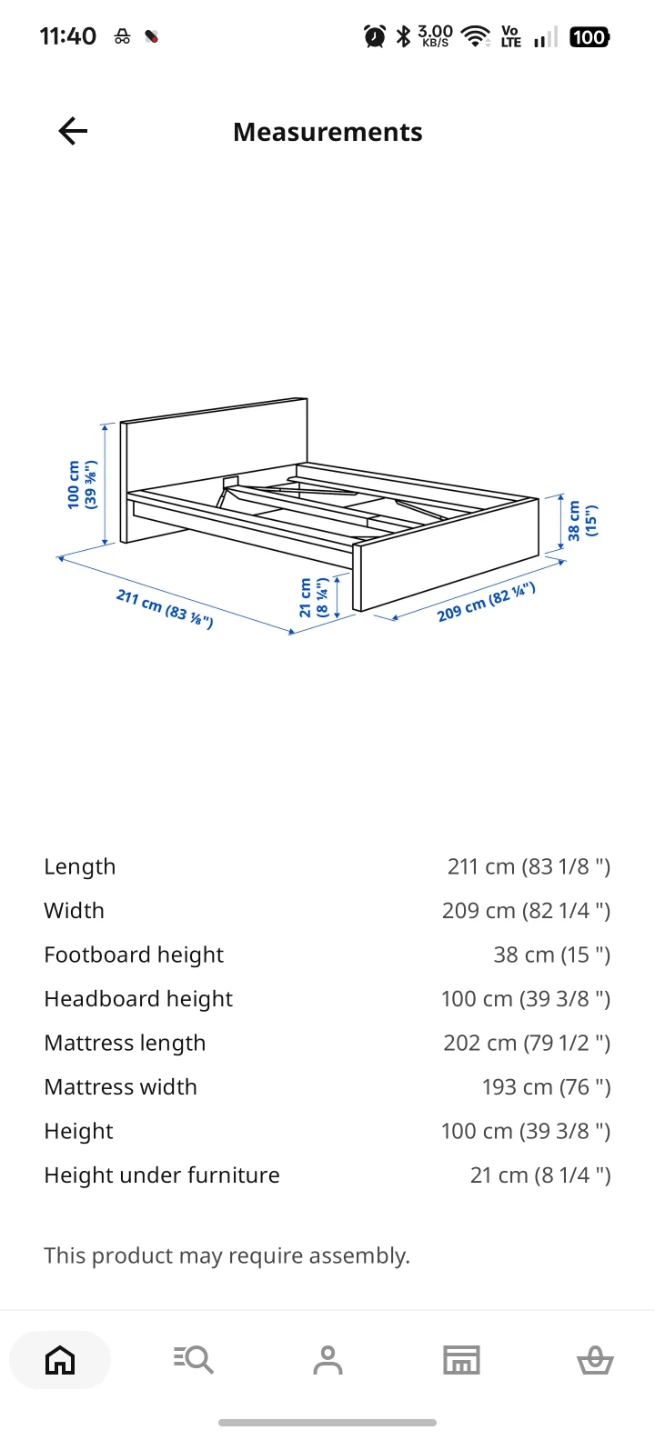 IKEA MALM High Bed Frame - King Size - photo 3