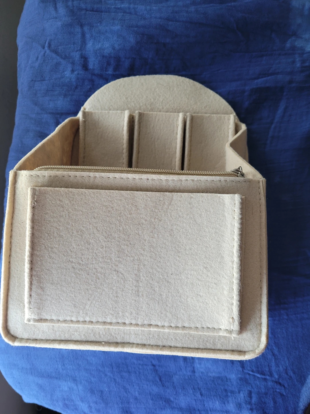 Felt Organizer Insert Bag Beige