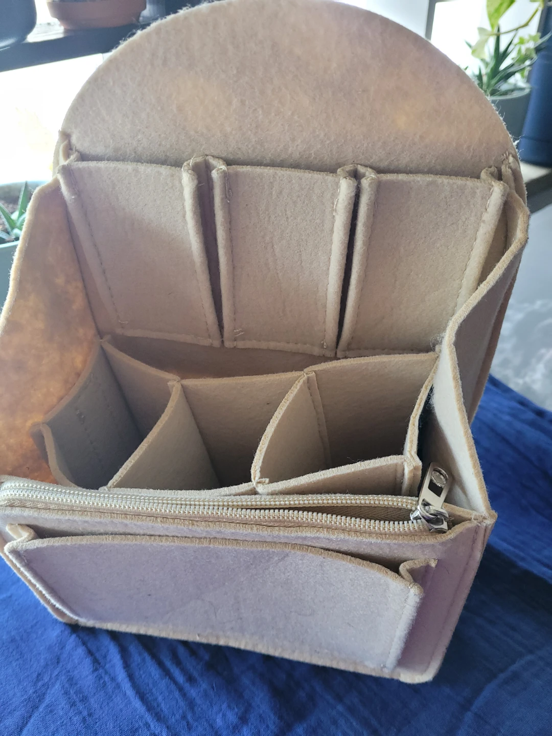 Felt Organizer Insert Bag Beige - photo 2