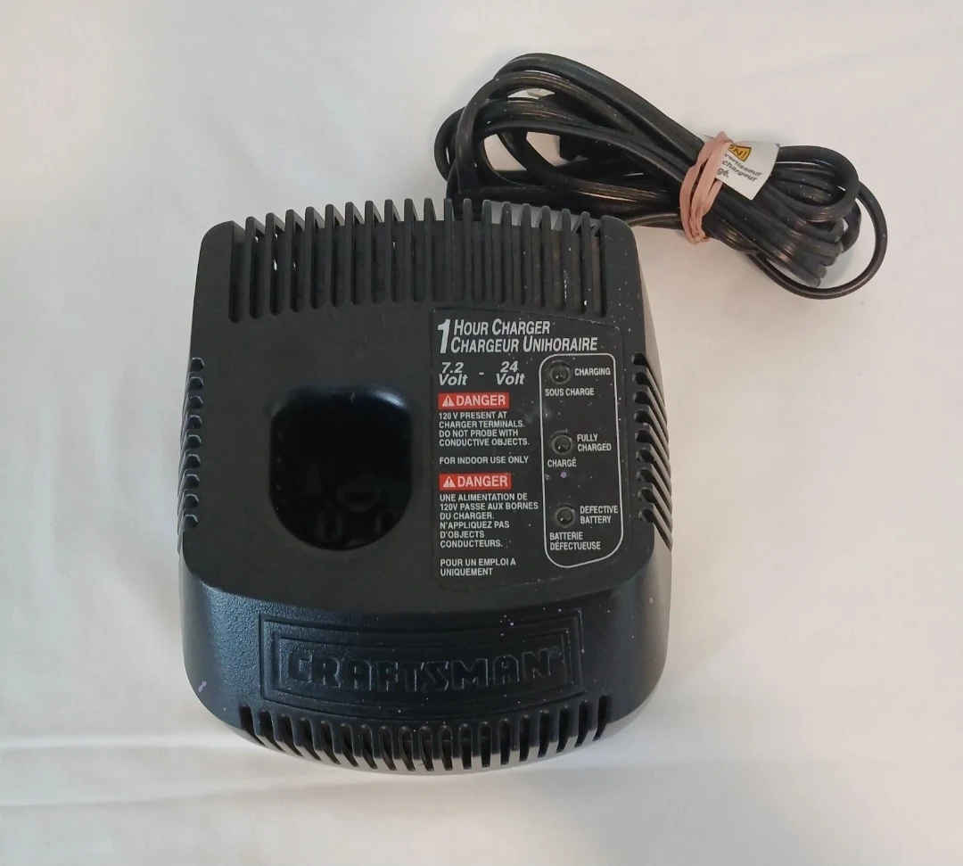 Craftsman 7.2 - 24 Volt 1 Hour Battery Charger Model 1425302