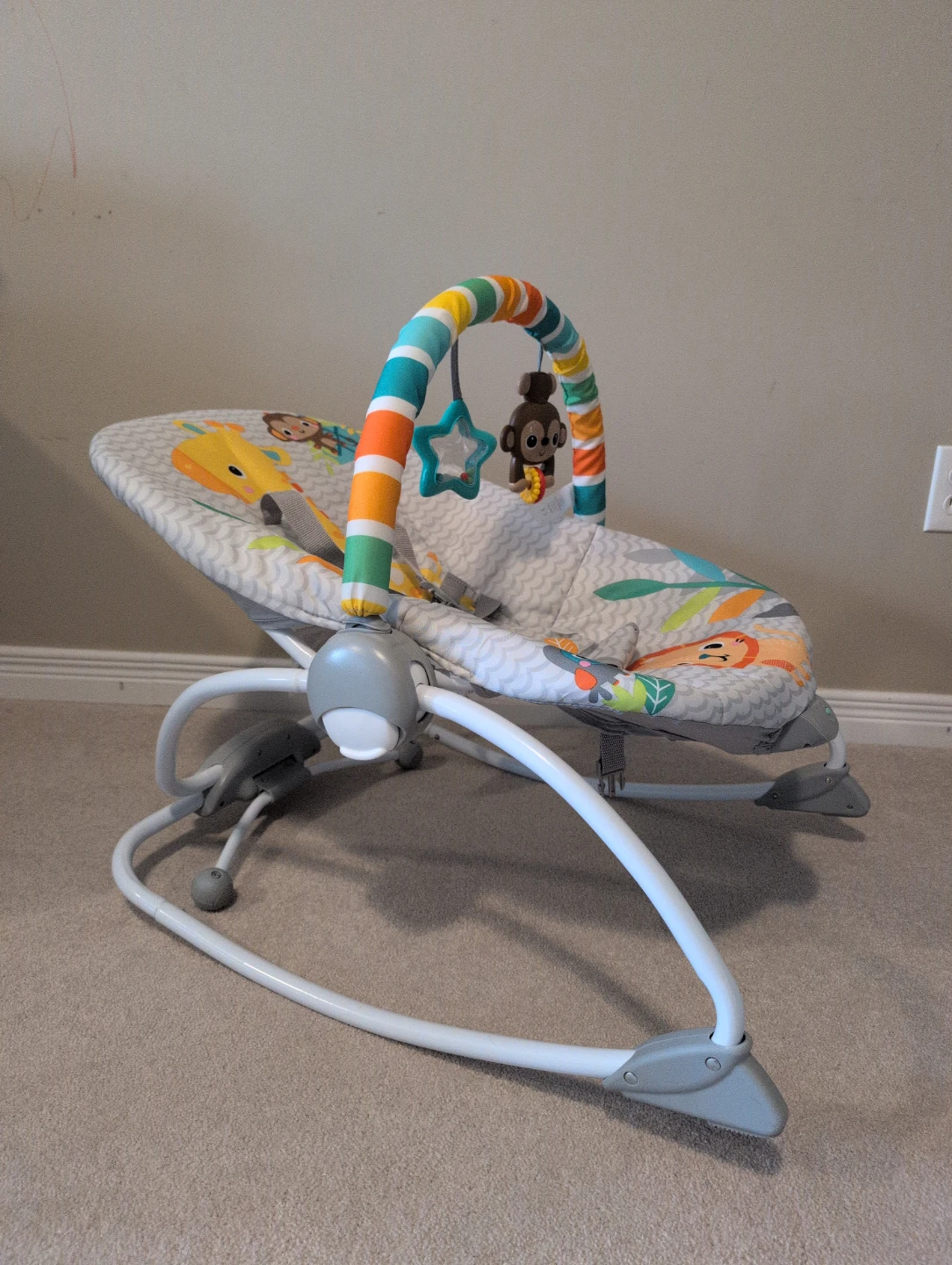 Bright Starts Safari Blast Infant to Toddler Rocker - photo 2