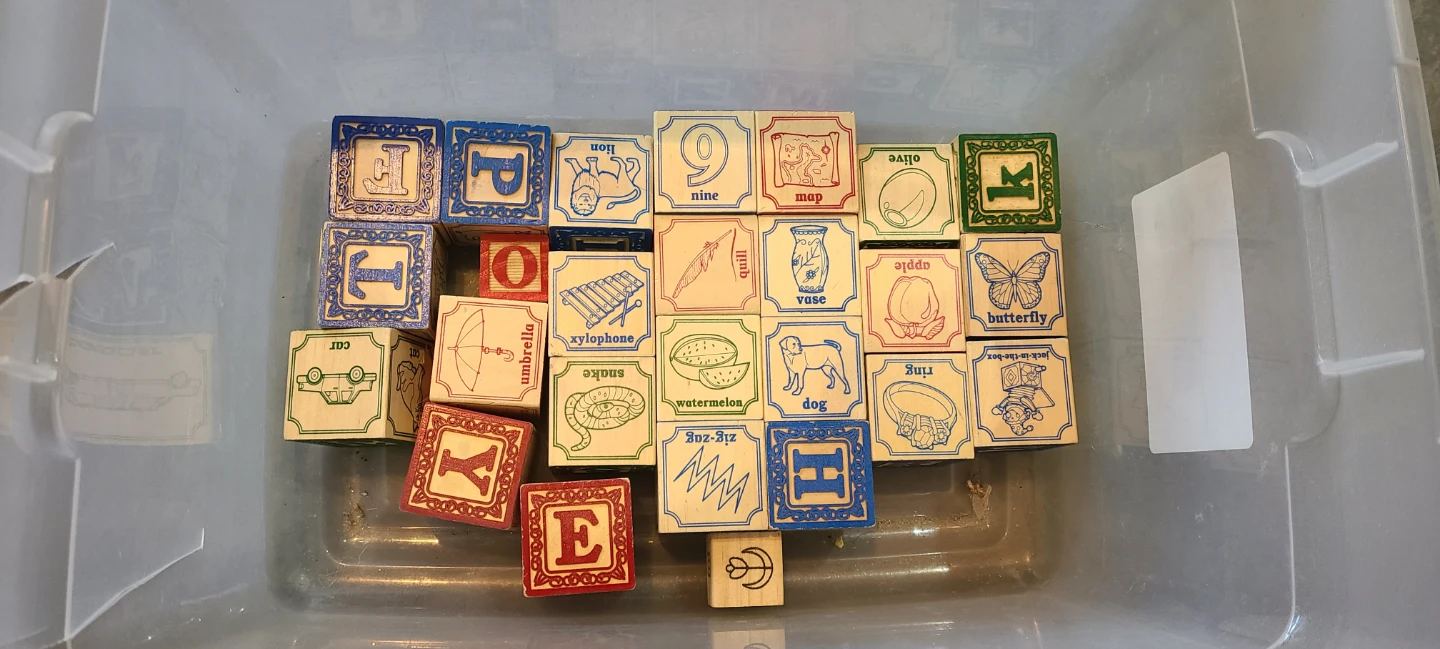 Wooden blocks