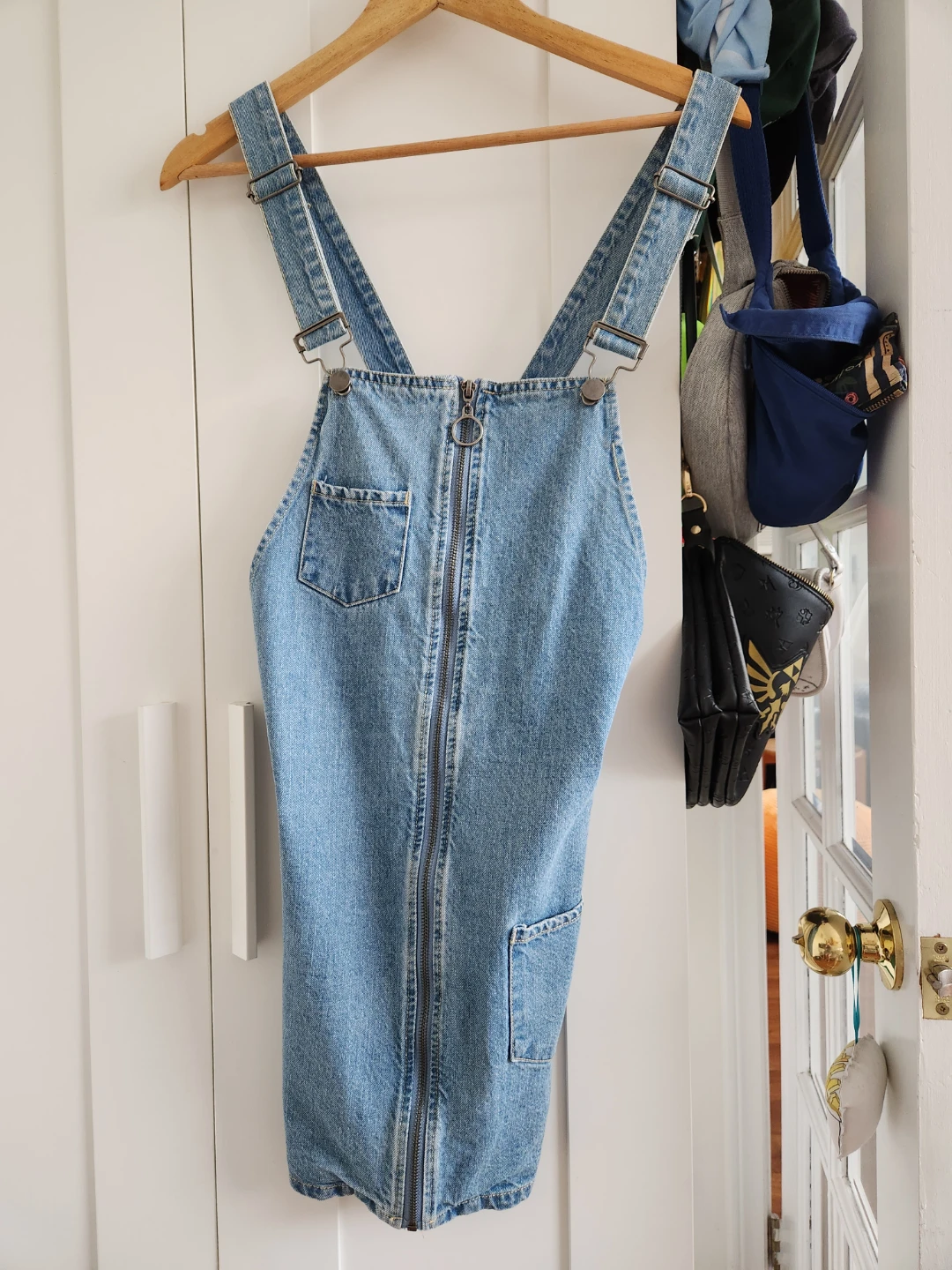 Denim Pinafore Dress
