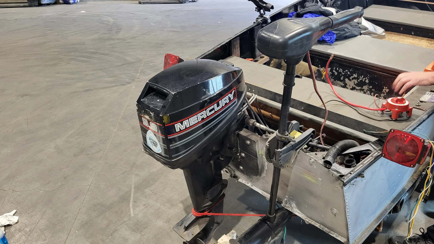Mercury Outboard Motor and Boat Trailer - photo 4