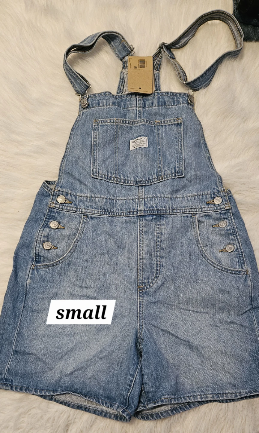 Levis Overalls Shorts Small - photo 4