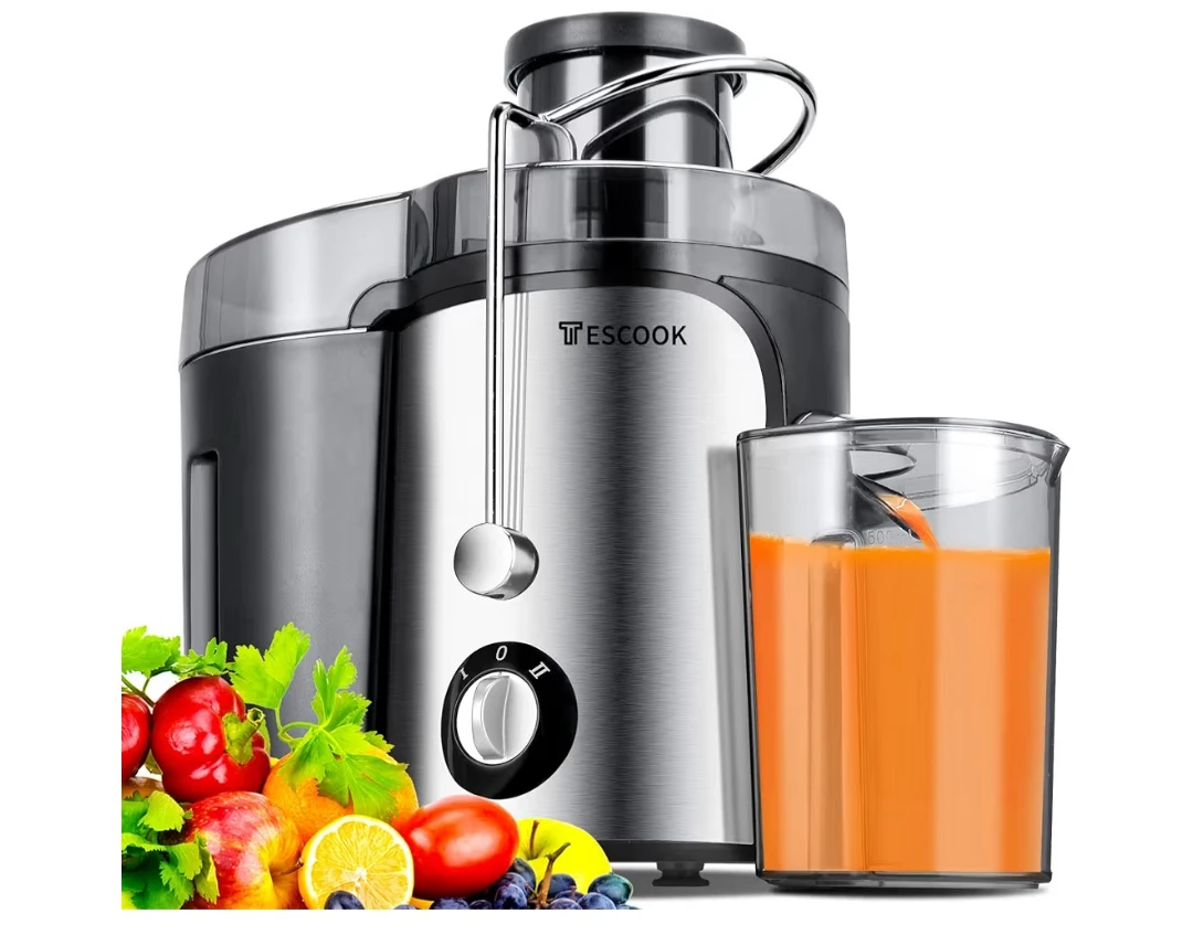 TESCOOK 600W High Speed Juicer with 75mm Feed Chute