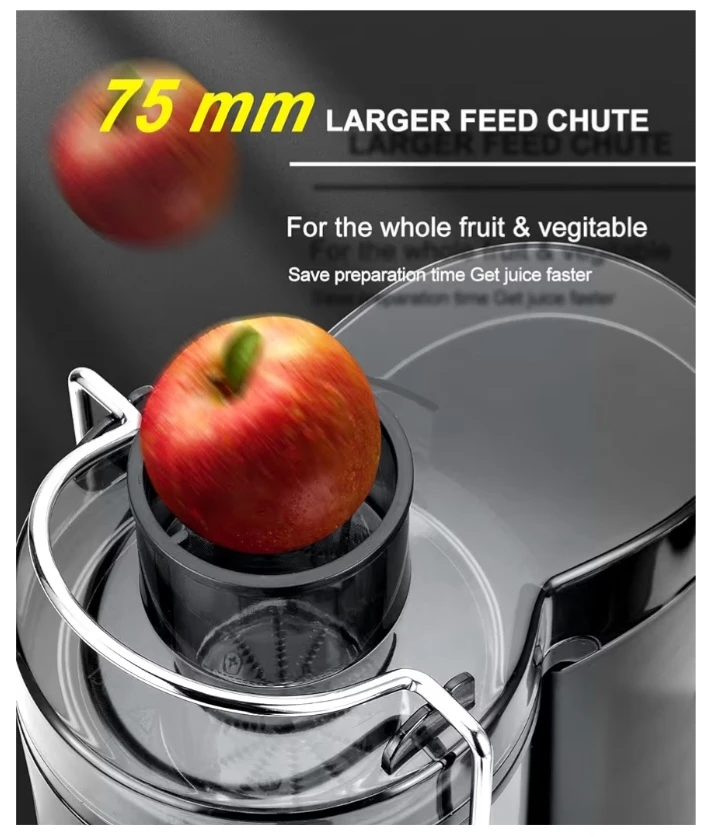 TESCOOK 600W High Speed Juicer with 75mm Feed Chute - photo 2