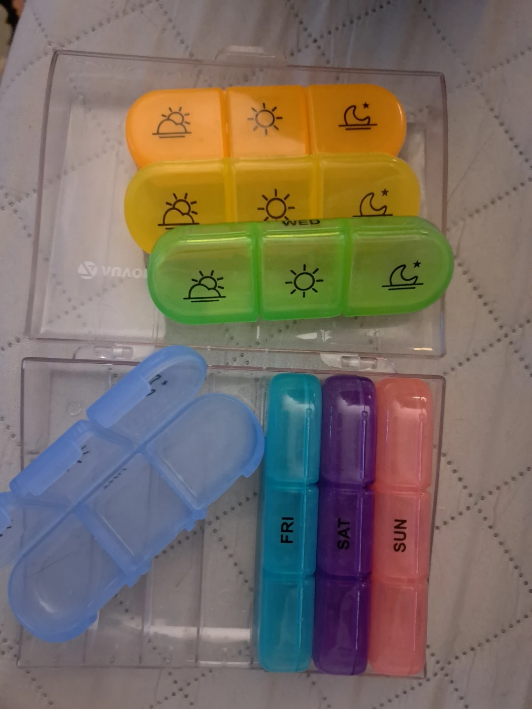 Weekly Pill Organizer Box