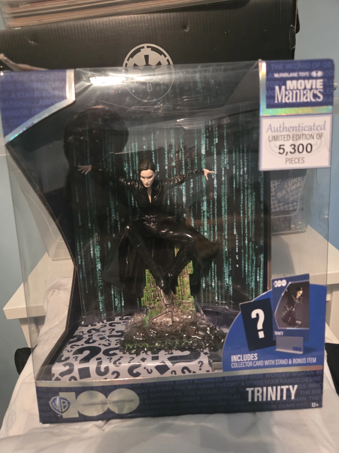 McFarlane Toys The Matrix Movie Maniacs Trinity Action Figure