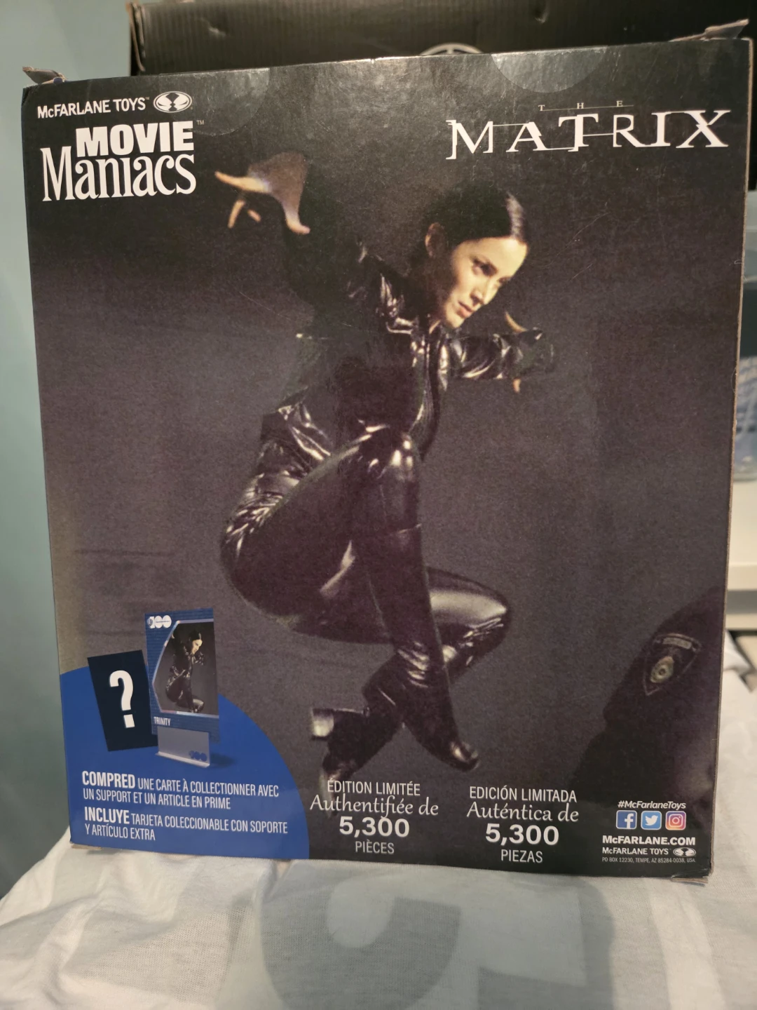 McFarlane Toys The Matrix Movie Maniacs Trinity Action Figure - photo 2