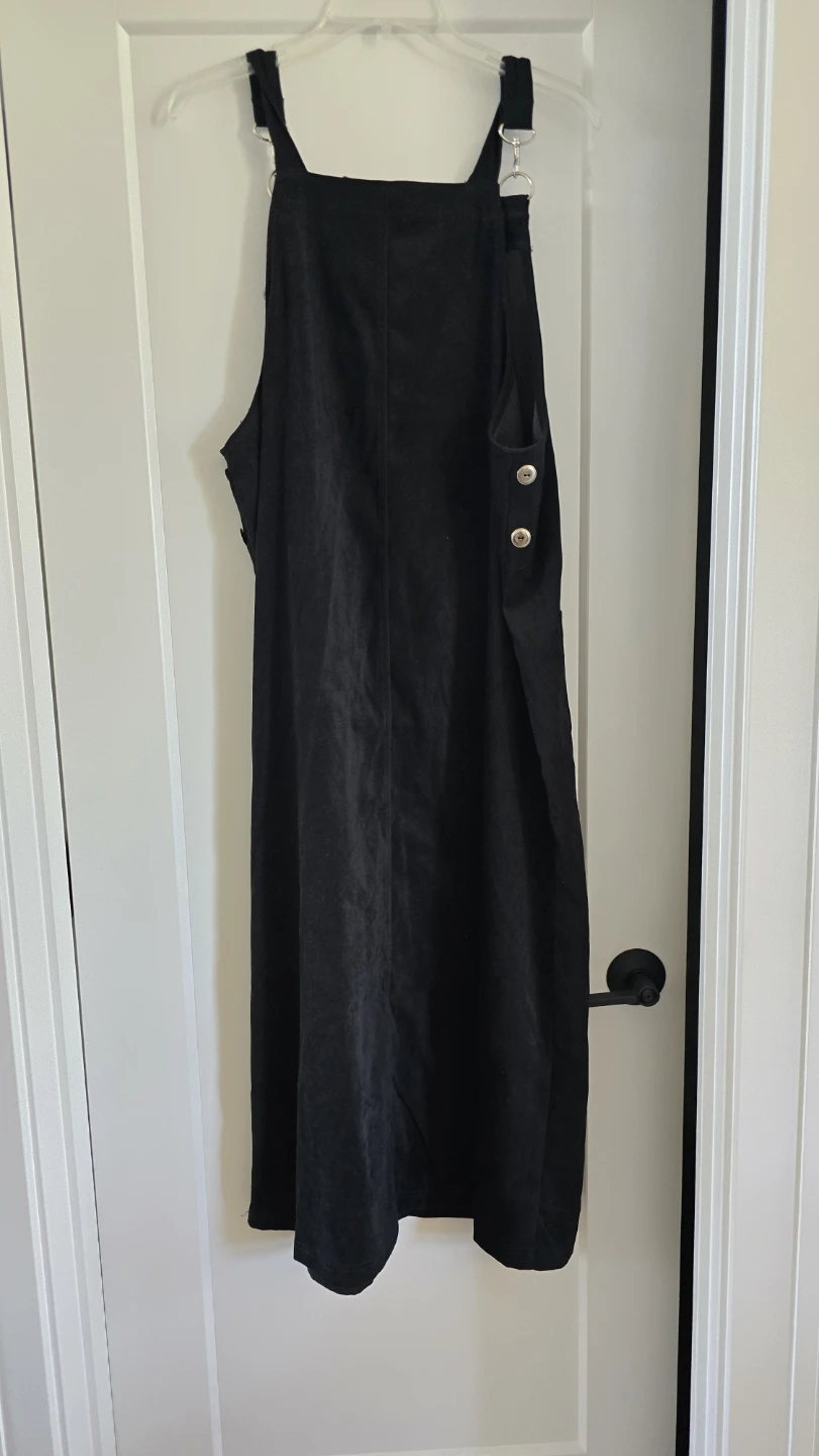 Black Pinafore Dress