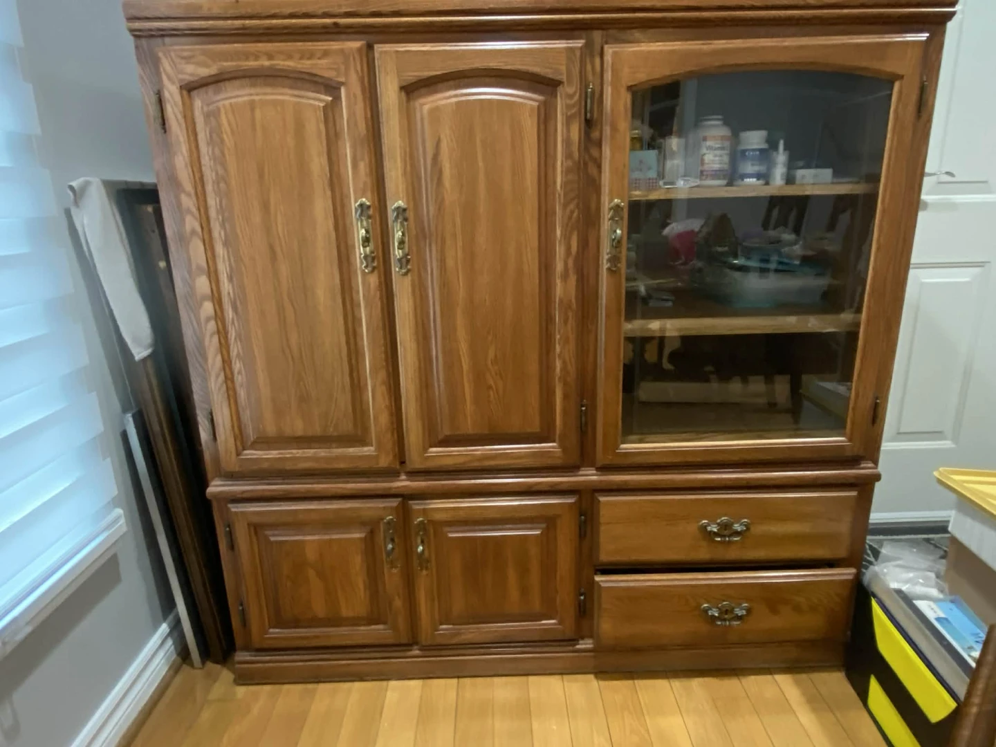 FREE Solid Oak Entertainment Unit ⚽