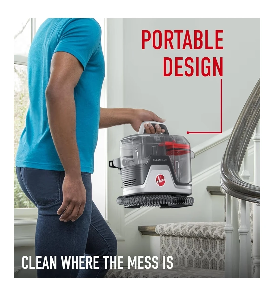 Hoover Portable Carpet & Upholstery Spot Cleaner FH14000V - photo 2