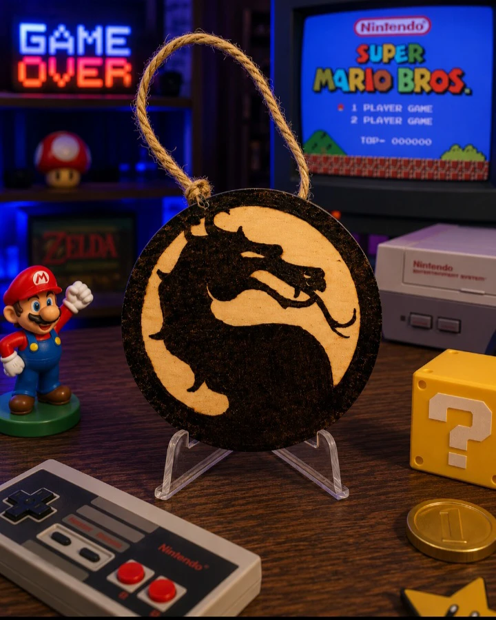 Mortal Kombat Logo Ornament
