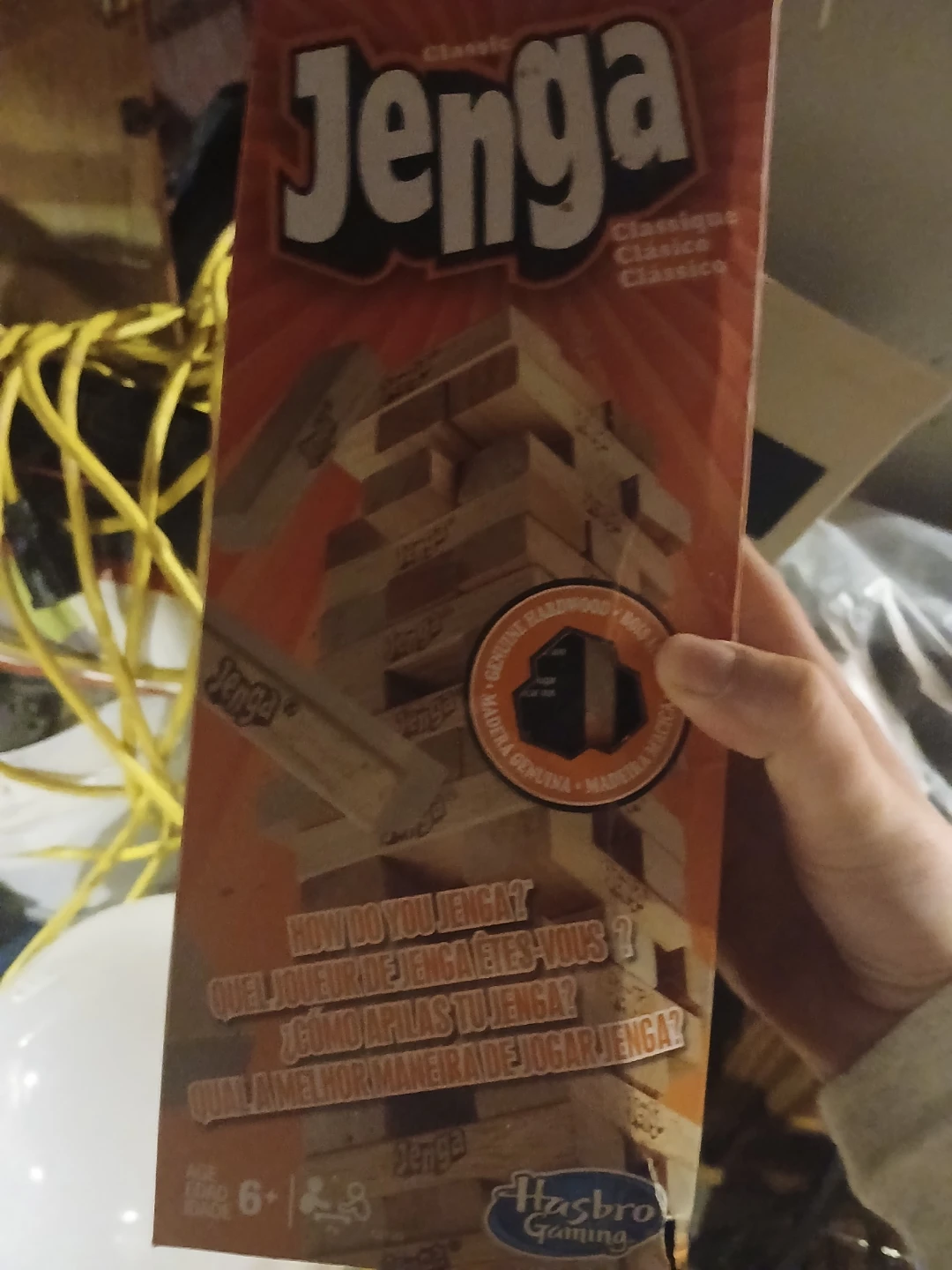 Classic Jenga Game by Hasbro