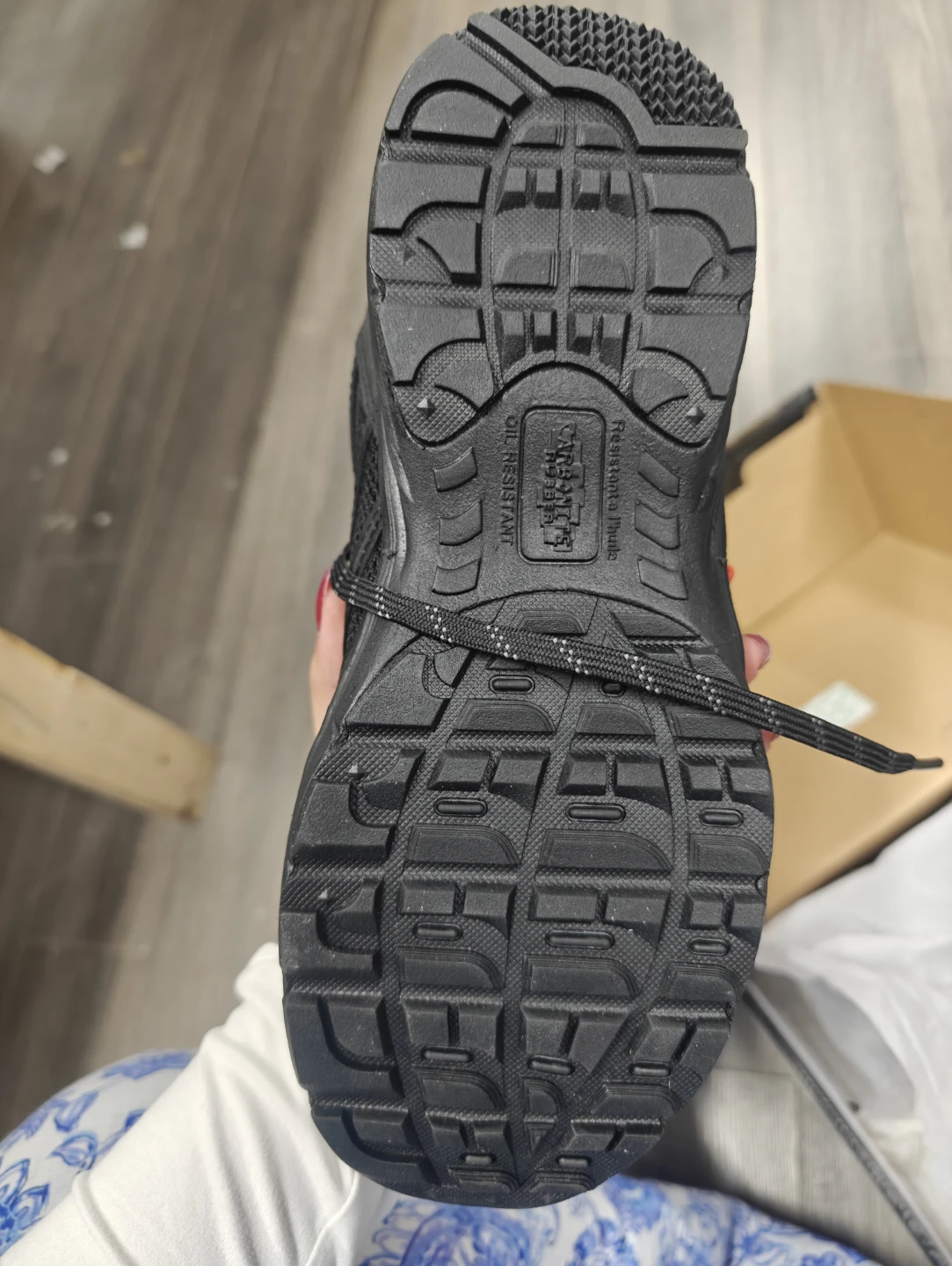 Workload Comfort Black Safety Shoes Size 7.5 - photo 3