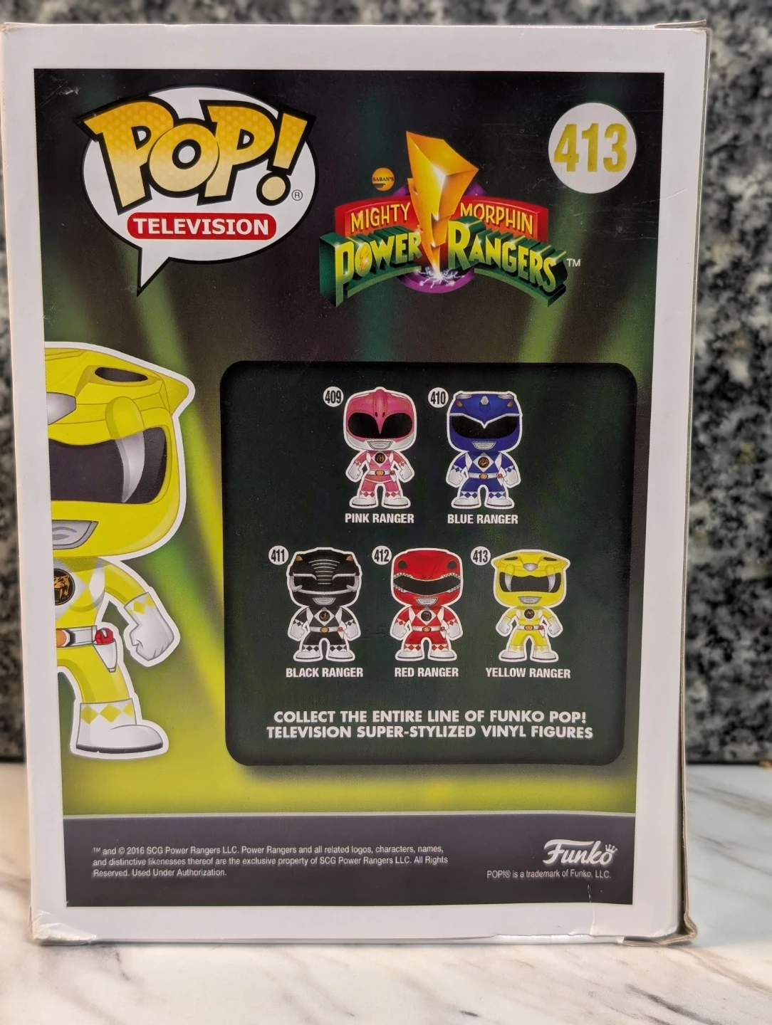 Funko Pop! Mighty Morphin Yellow Ranger #413 - photo 2