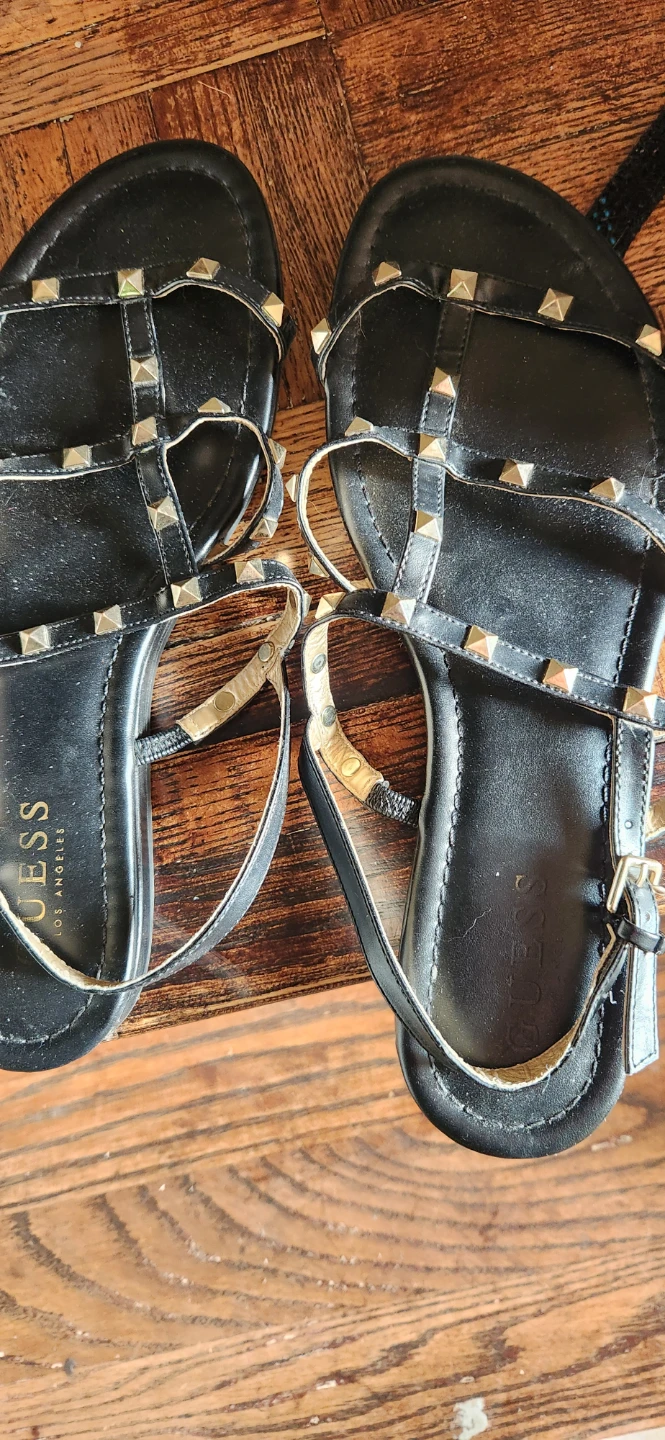 Guess Black Studded Sandals⚽️ - photo 3