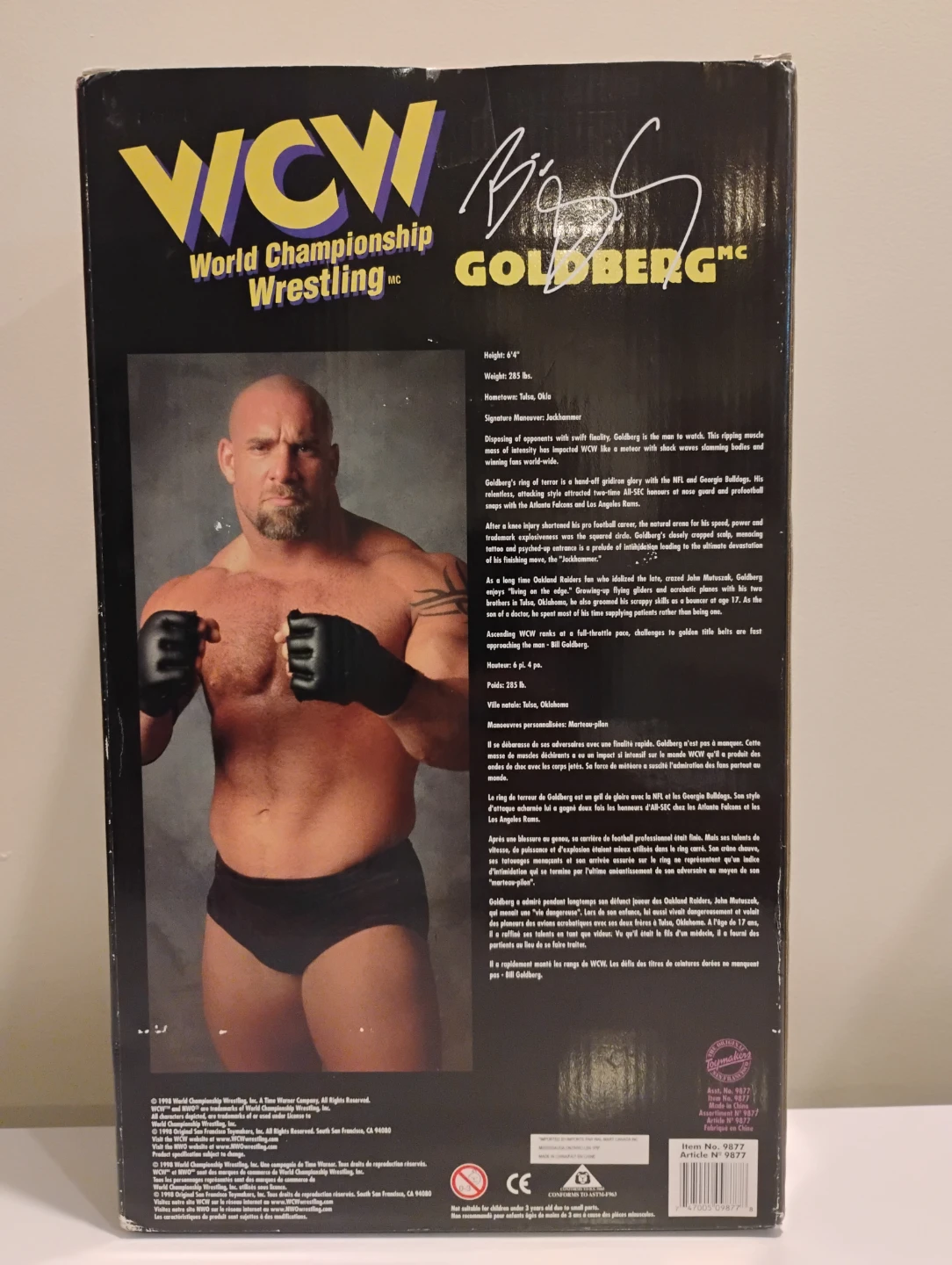 WCW Goldberg Action Figure - photo 3