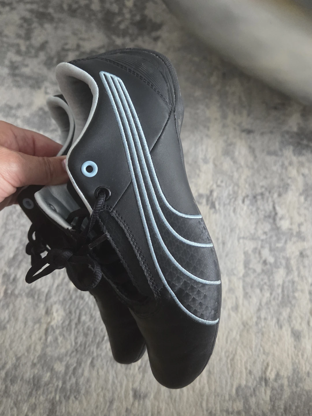 Puma Black Sneakers with Light Blue Accents - photo 3