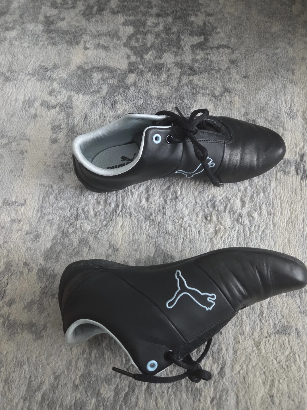 Puma Black Sneakers with Light Blue Accents - photo 4
