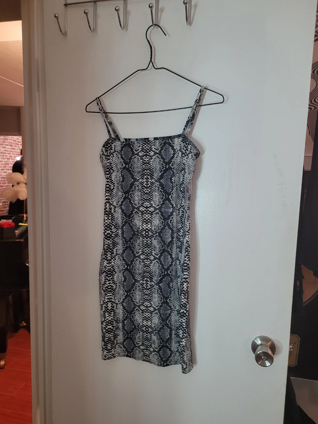 Women's Snake Print Bodycon Dress