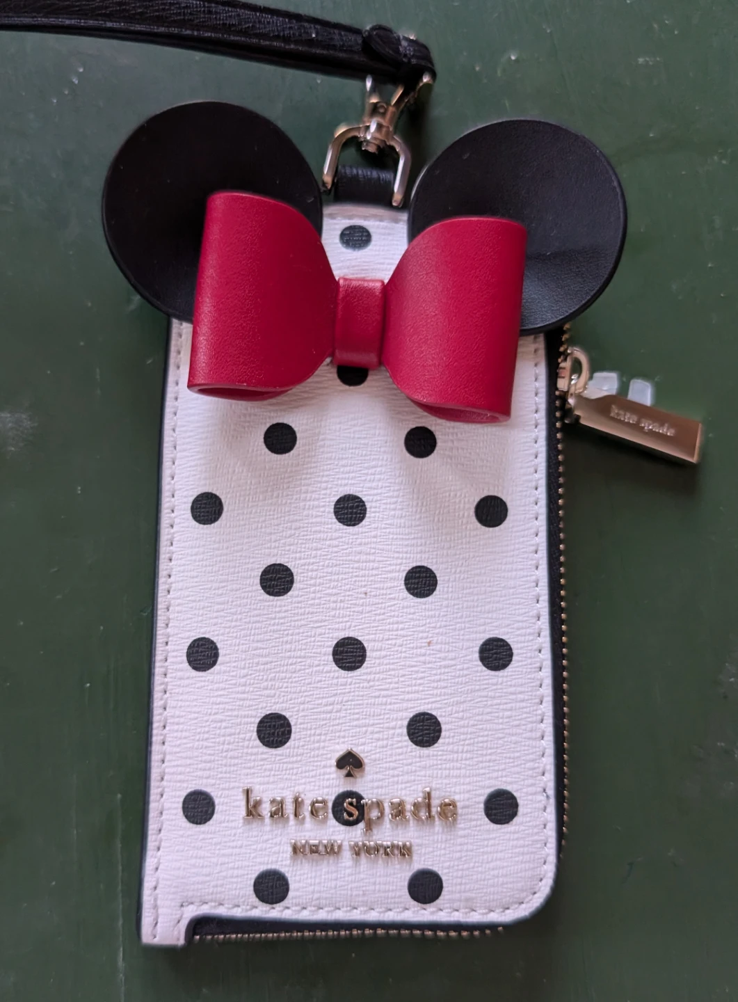 Kate Spade Minnie Mouse Polka Dot Card Holder