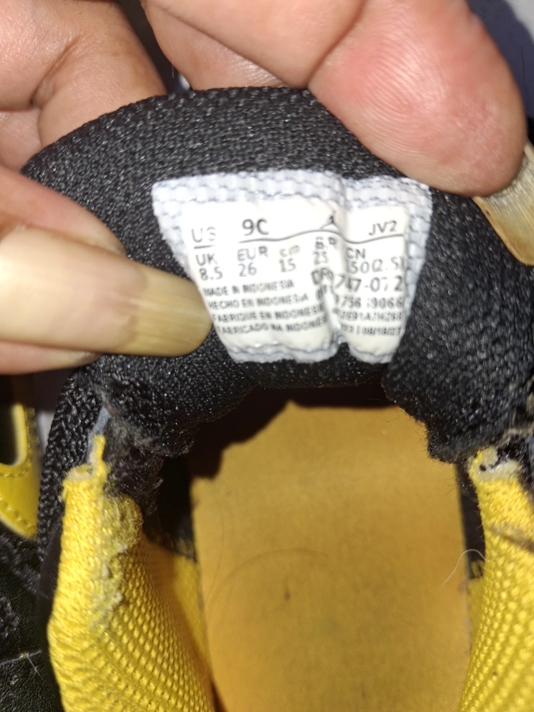Jordan 1 Crib Shoes Size 9C - photo 2