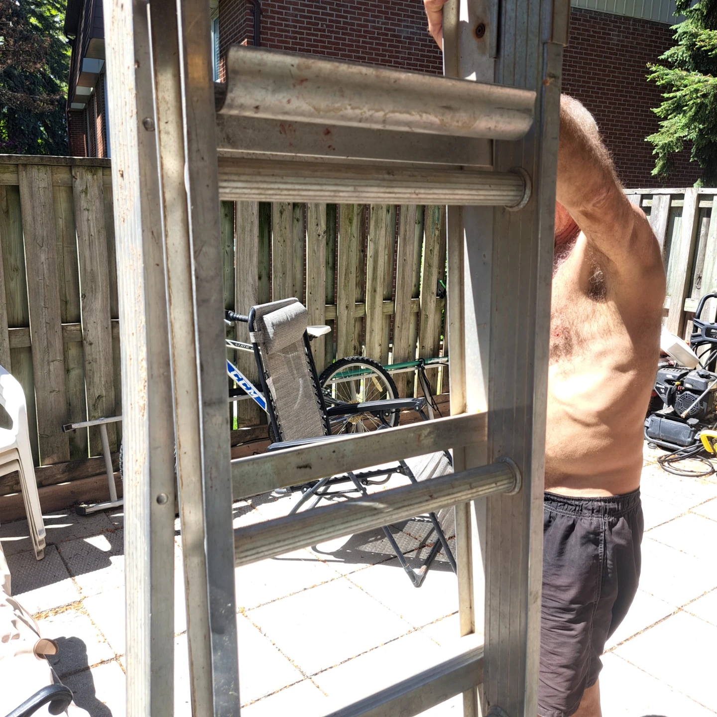 Aluminum Step Ladder - photo 3