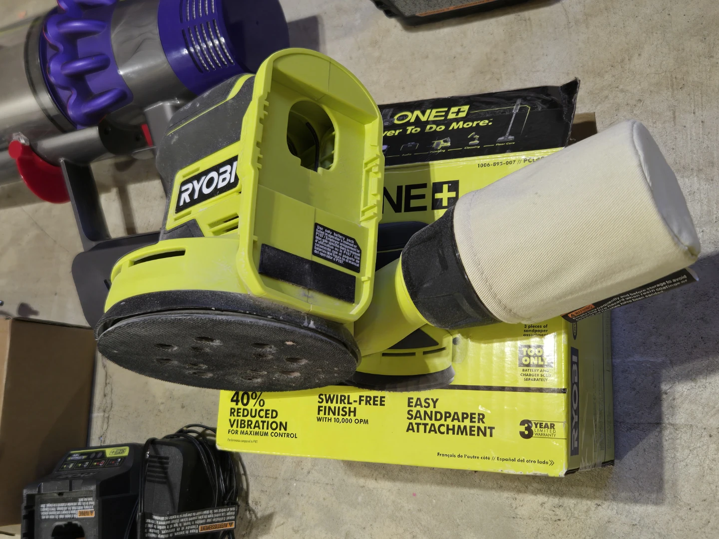 Ryobi 18V Cordless Sander. (use 18V battery, not incl.)