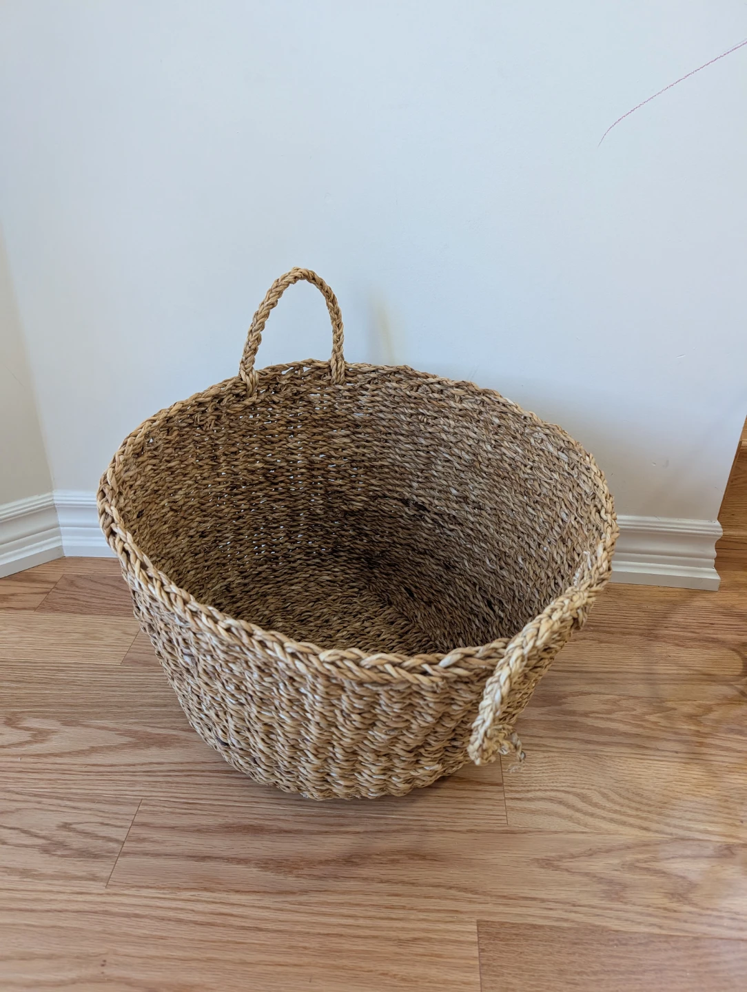 Woven Storage Basket with Handles