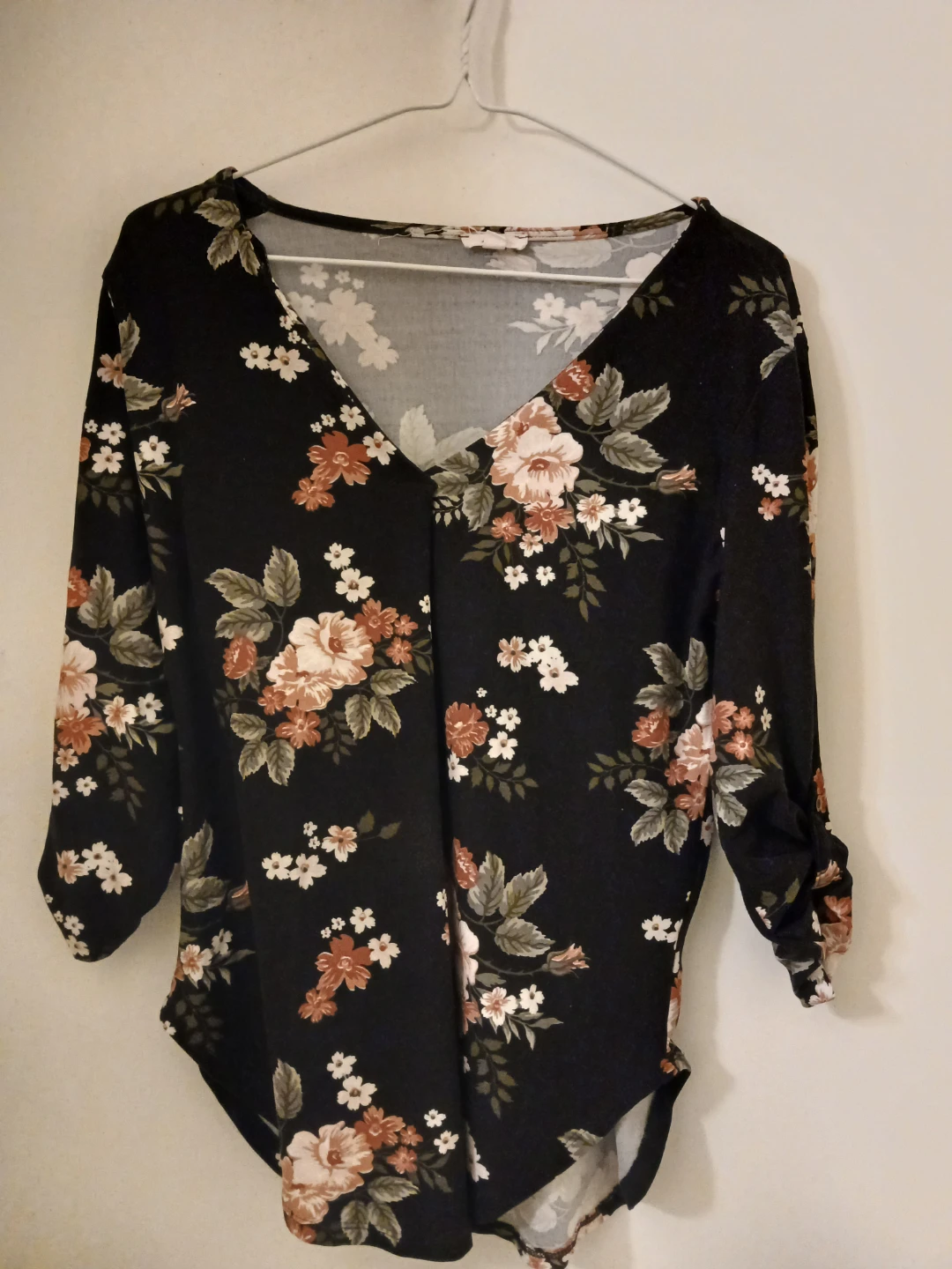 Ardene Floral Print V-Neck Top