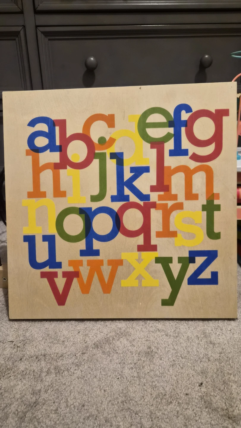 Wooden Alphabet Puzzle Wall Decor - photo 2