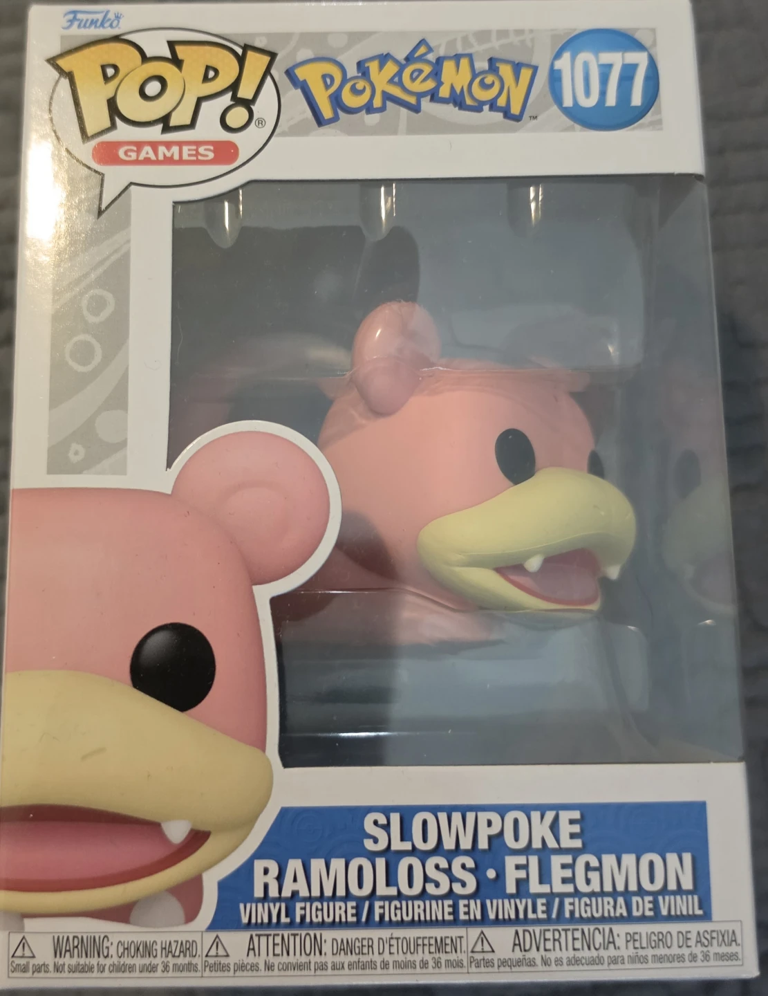 Funko Pop! Pokémon Slowpoke Ramoloss 1077 Vinyl Figure