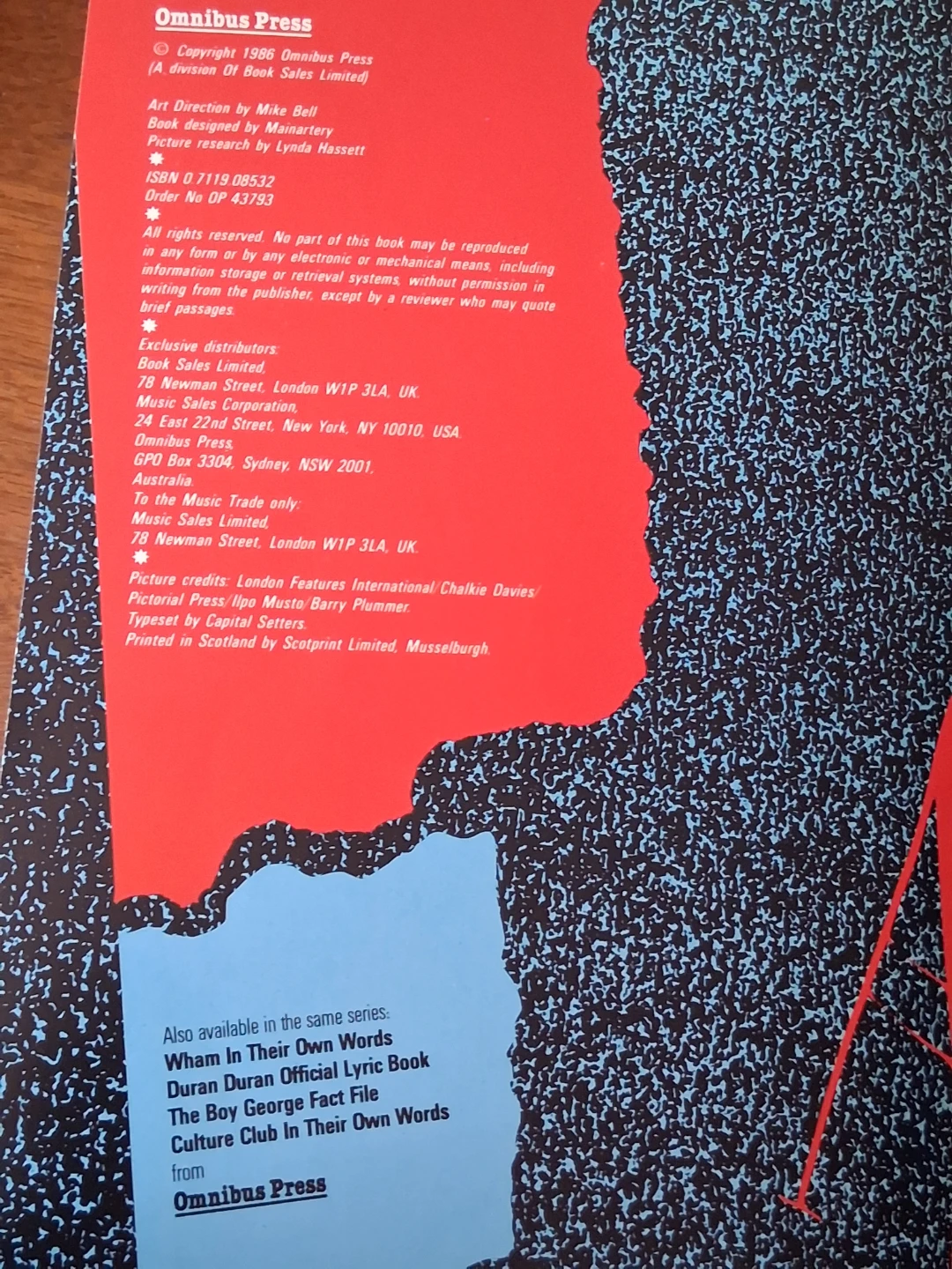 A-HA In Their Own Words Book with Giant Poster - photo 2