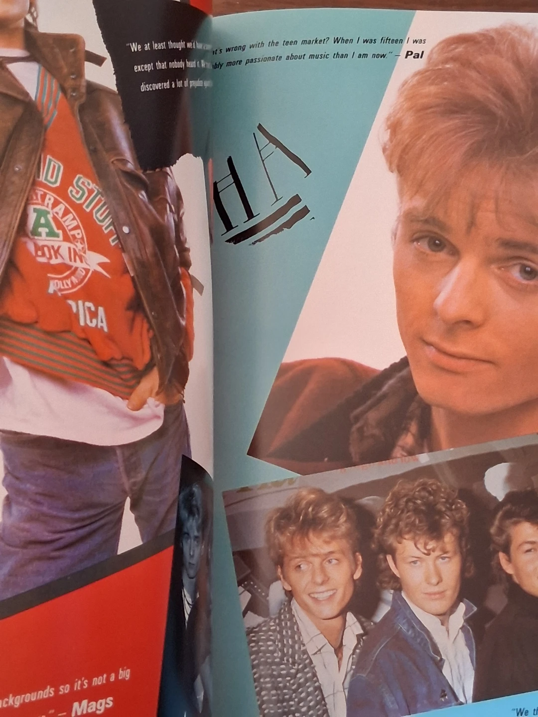 A-HA In Their Own Words Book with Giant Poster - photo 4