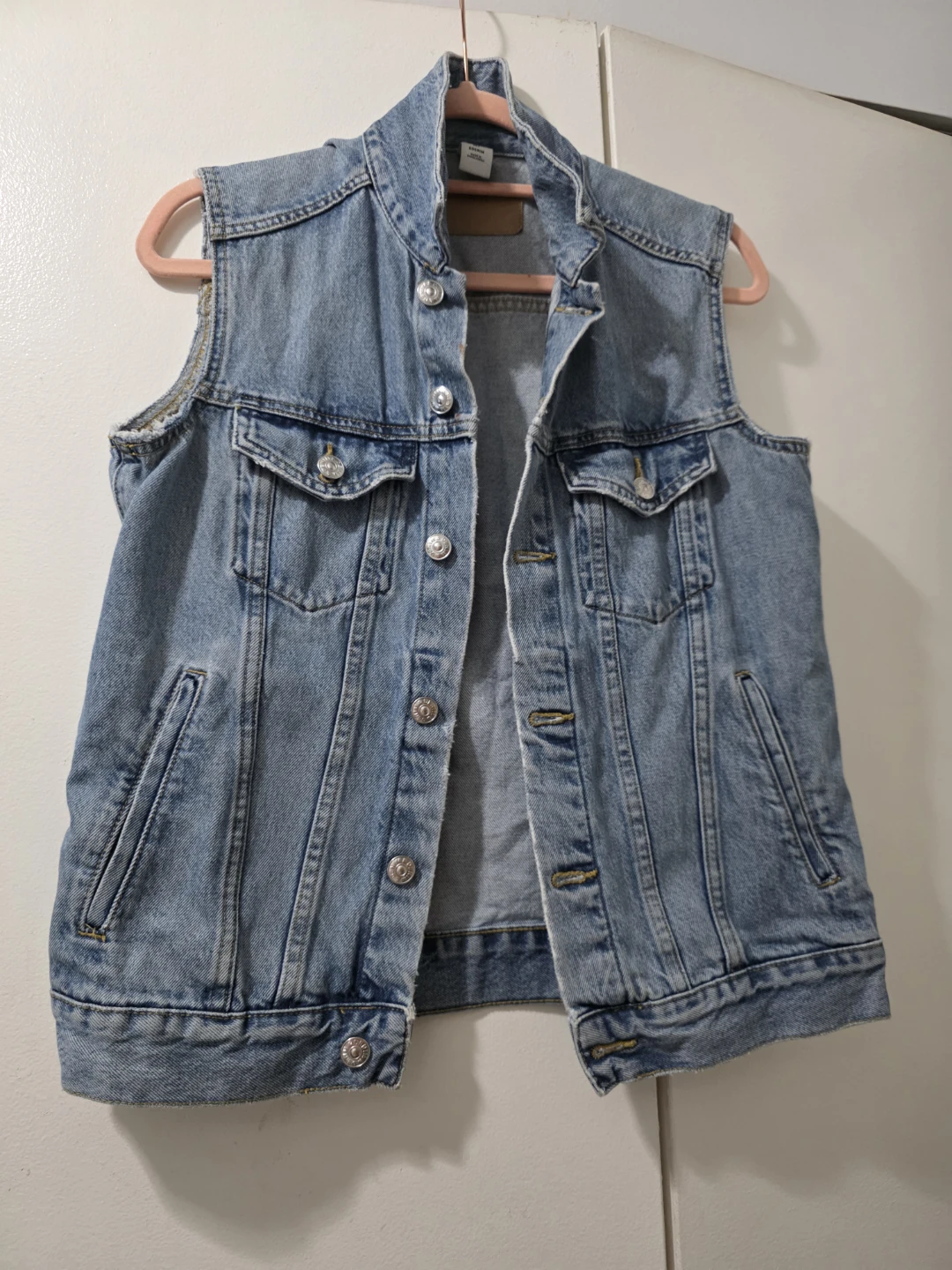 Light Wash Denim Vest - H&M - photo 3