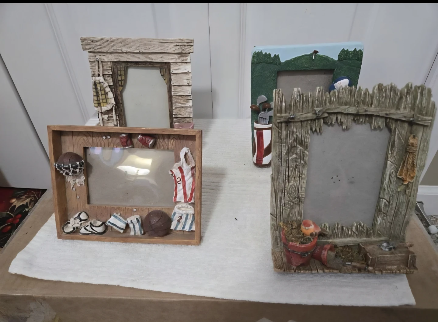 Lot of 4 Decorative Photo Frames