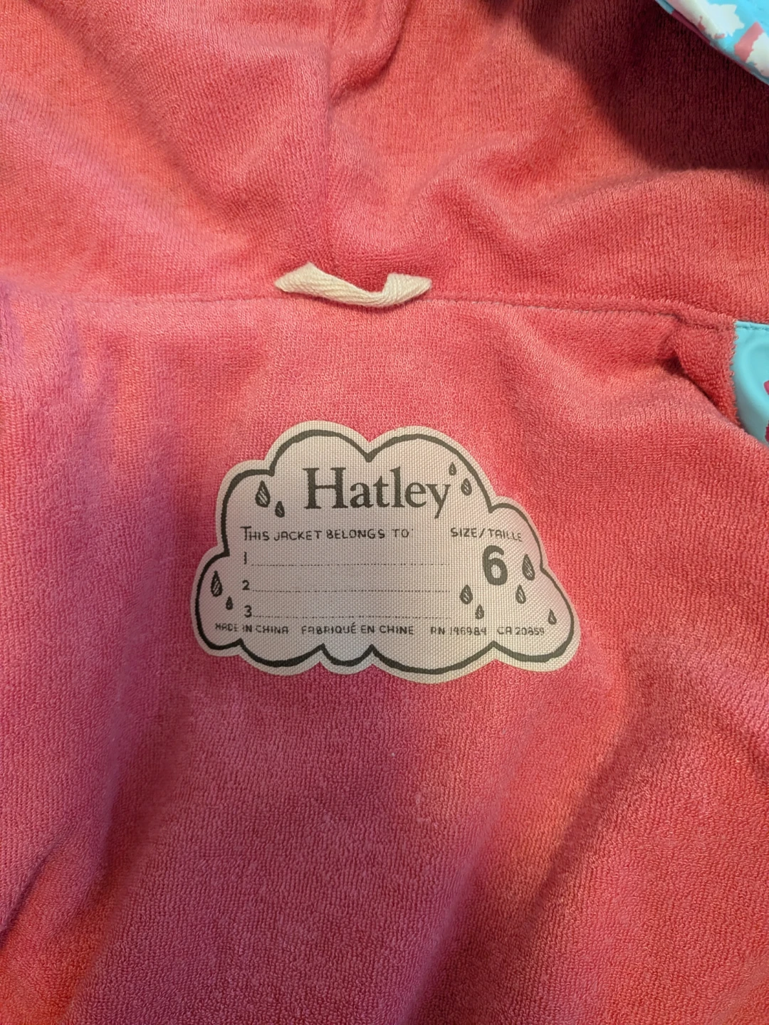 Hatley Kids Rain Jacket - Size 6 - photo 2