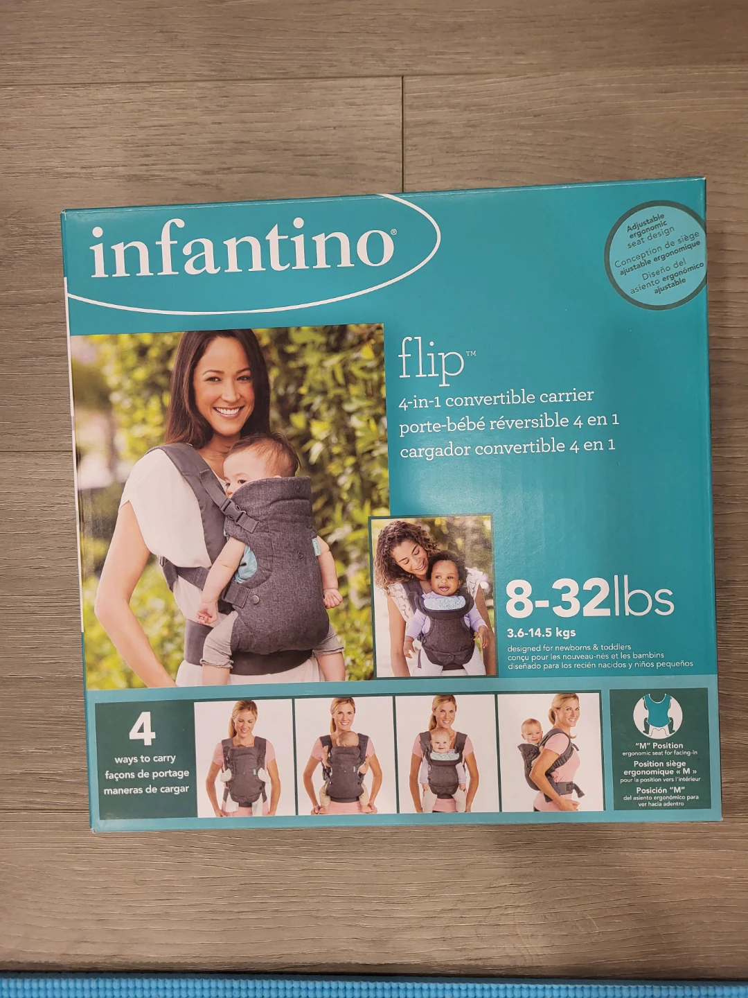 Infantino Flip 4-in-1 Convertible Baby Carrier