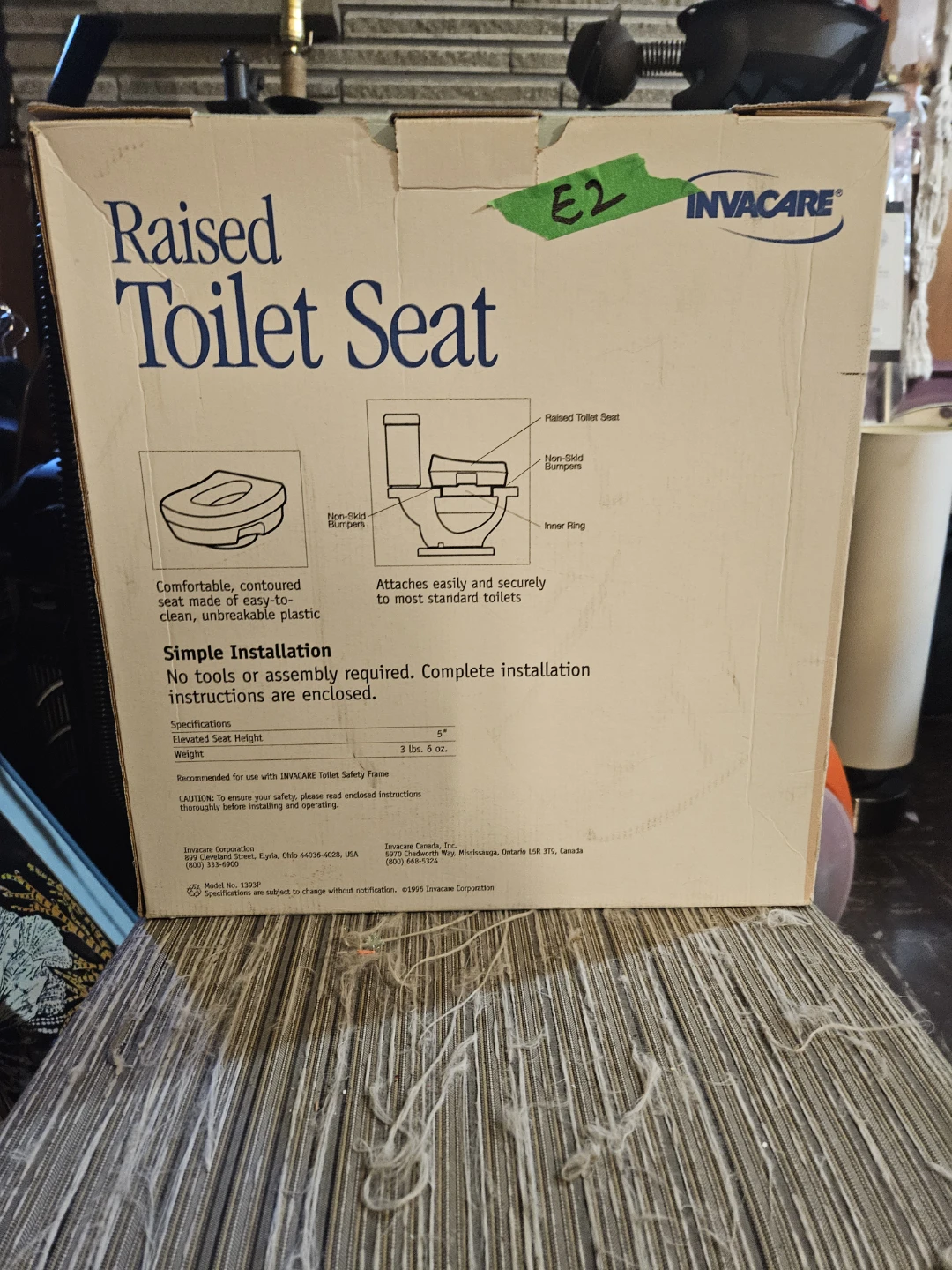 Invacare Raised Toilet Seat 5" Height - photo 2