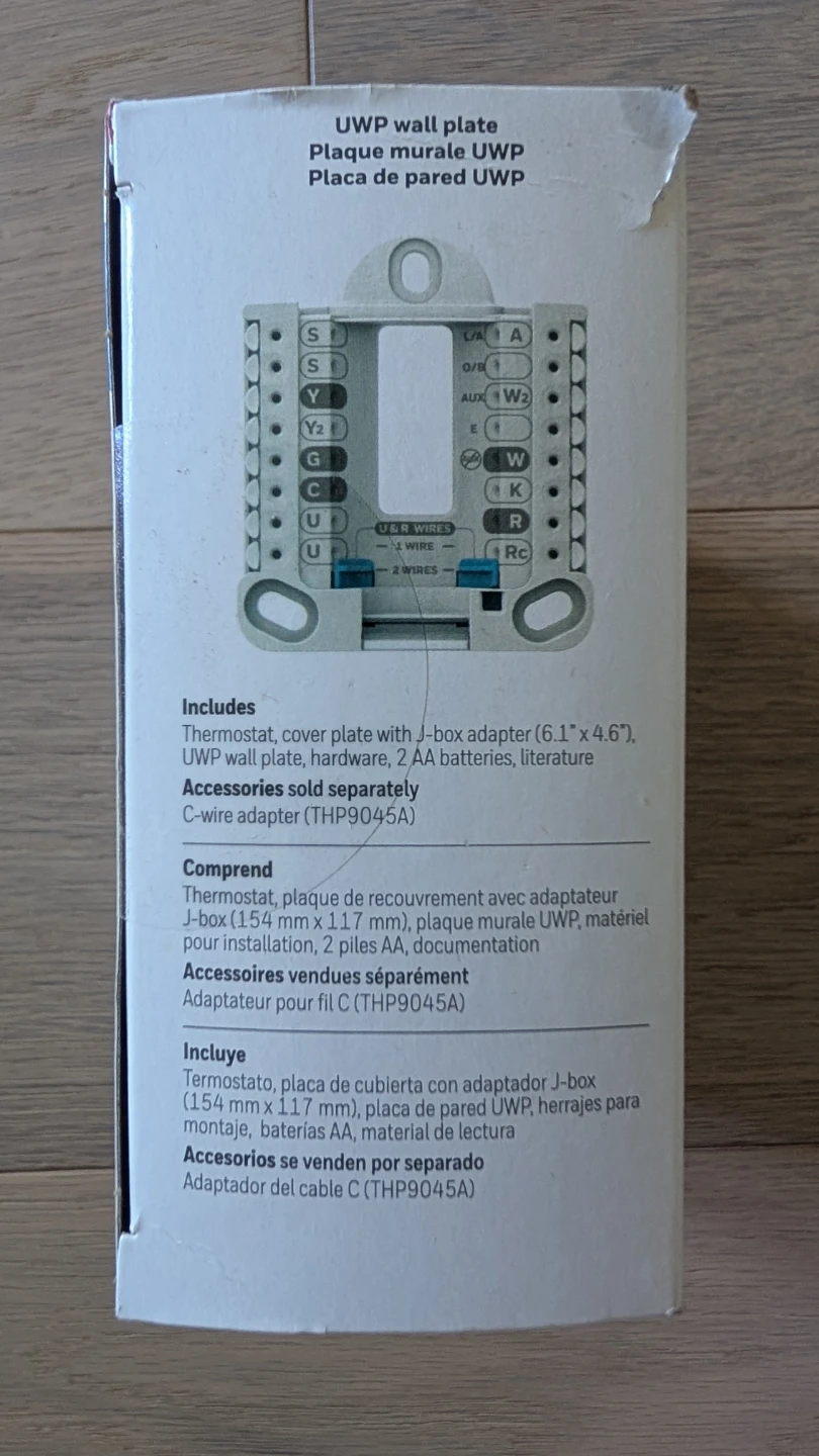Honeywell Home FocusPRO P200 Thermostat TH2110U4004 - photo 3
